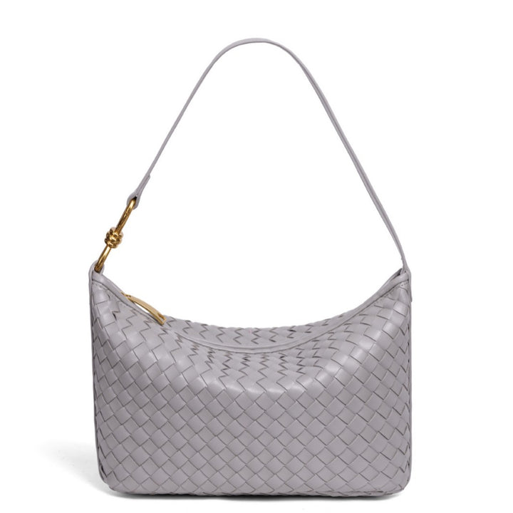 Woven Leather Hobo Bag Bowlift