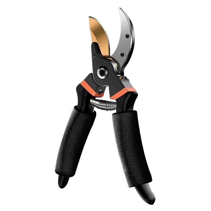 Ergonomic bypass pruning shears with cushioned non-slip handles Bowlift