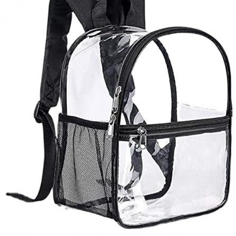 Transparent backpack bag with multiple compartments Bowlift