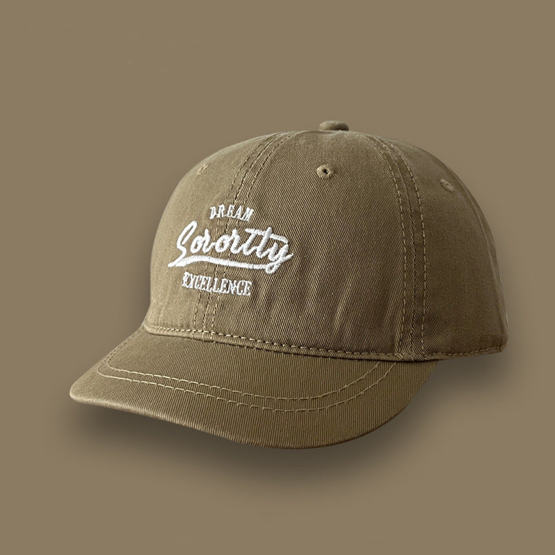 Vintage-Inspired Soft Cotton Baseball Cap