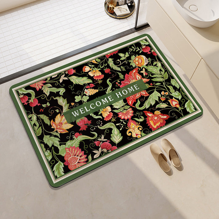 Citrus-Themed Comfort Bath Mat Bowlift