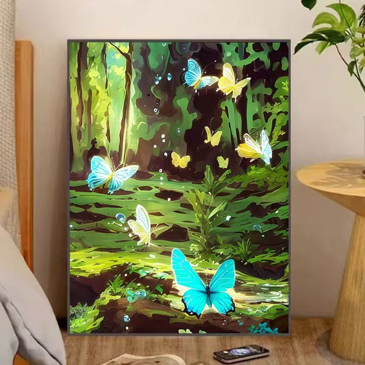 Fantasy Forest Butterfly Wall Art Bowlift
