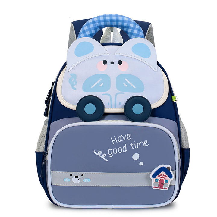 Cute Cartoon-Themed Kids School Backpack Bowlift