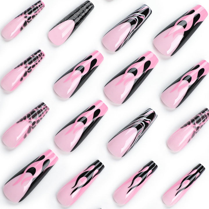 Artistic stiletto nails in modern design Bowlift