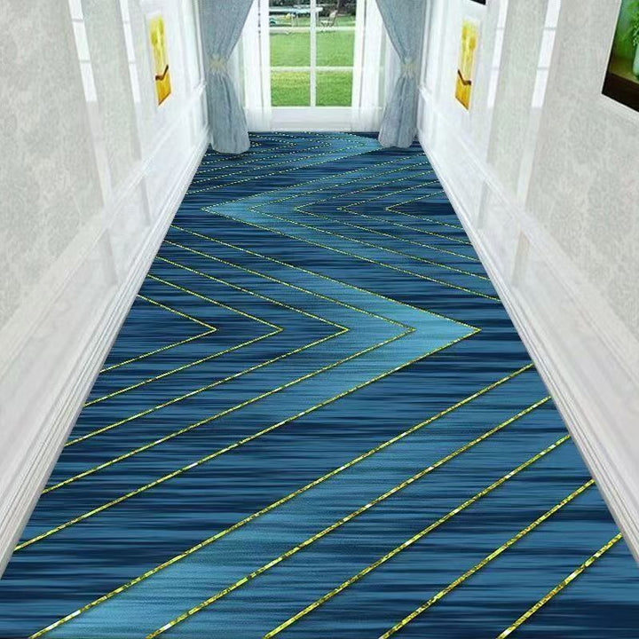 Abstract Patterned Indoor Runner Mat