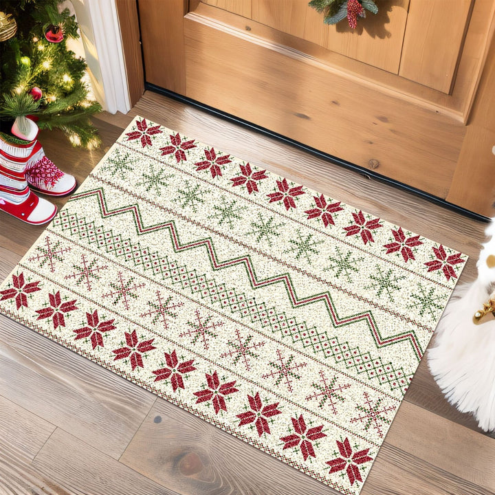 Festive Holiday-Themed Door Mat Bowlift