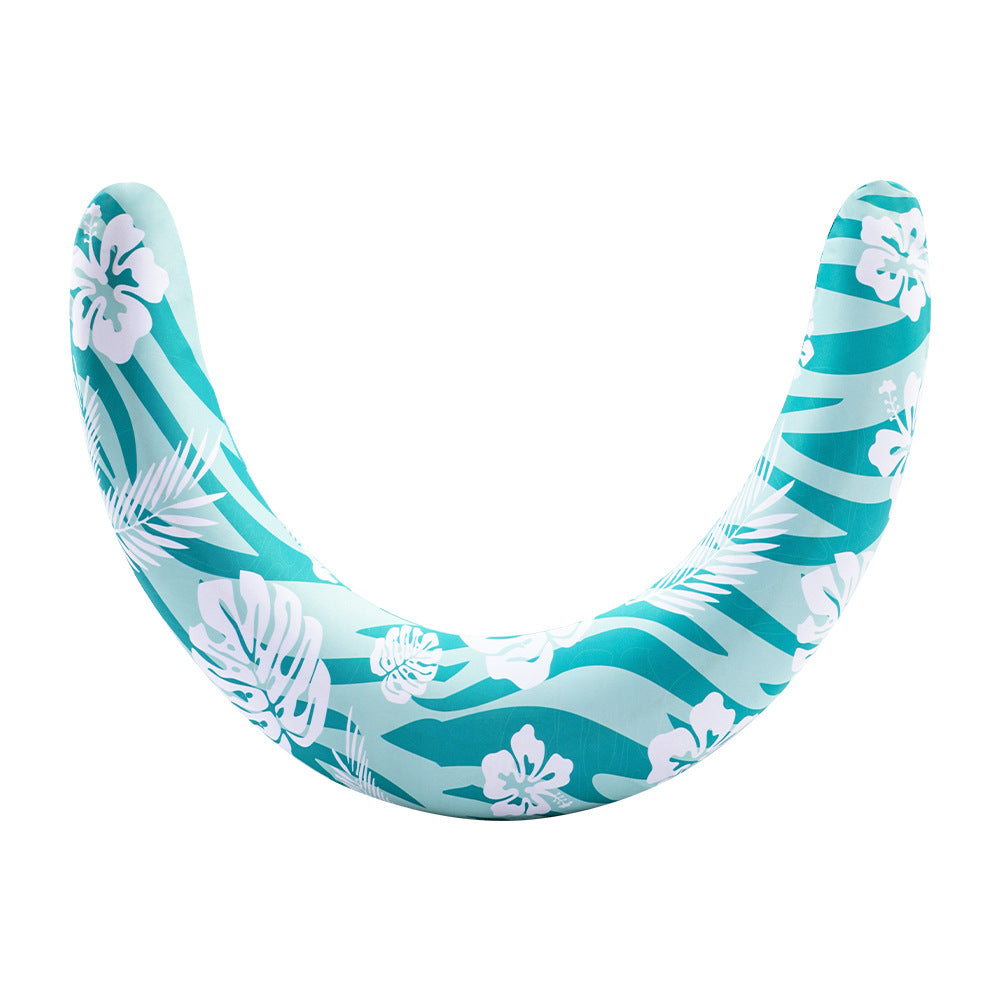 Unisex Inflatable Swimming Ring with Floral Design Bowlift