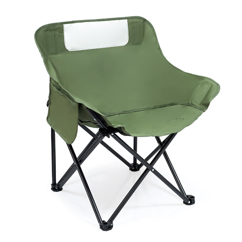 Women's folding chair with comfortable backrest and cup holder Bowlift