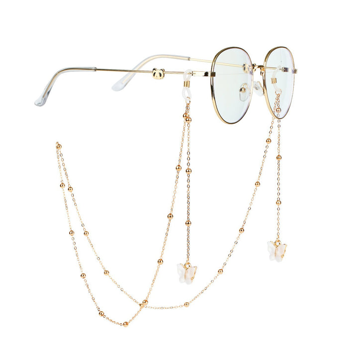 Decorative Butterfly Eyewear Chain Bowlift