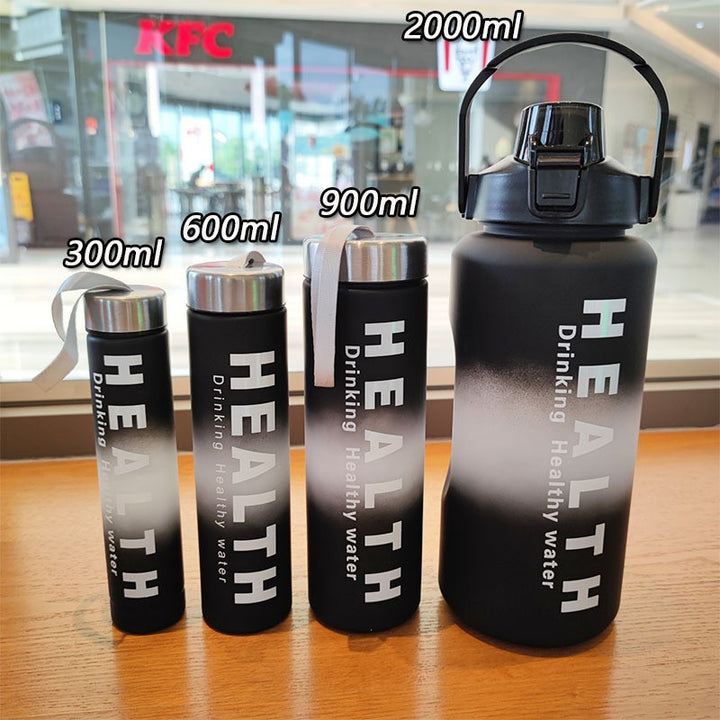 Ladies' Motivation Water Bottle with Time Scale and Ergonomic Design Bowlift