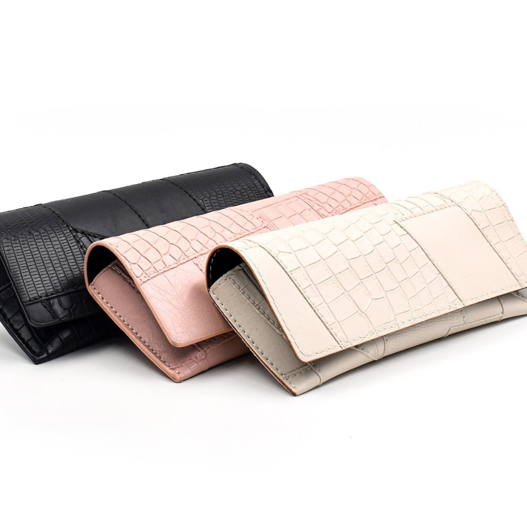 Luxury Croc-Embossed Clutch Wallet Bowlift
