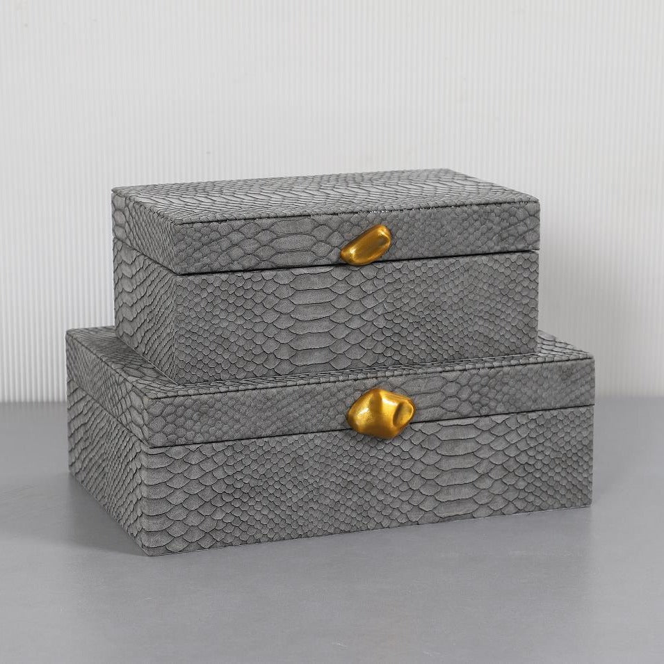 Structured Decorative Storage Box Set