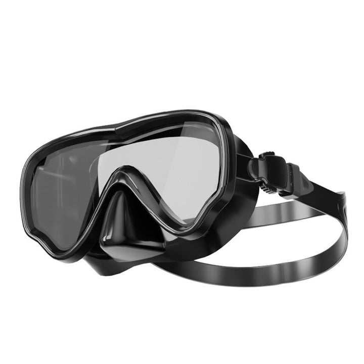 Diving mask with anti-fog technology and wide field of vision Bowlift