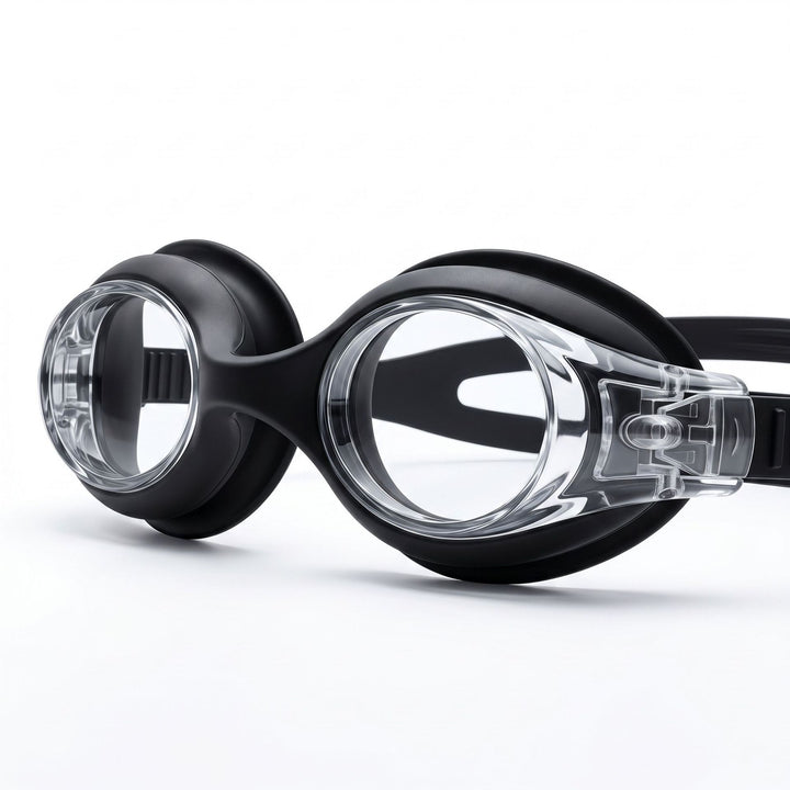 Swim goggles with adjustable nose bridge and anti-fog technology Bowlift