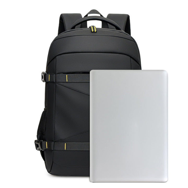 Modern backpack with multidimensional compartments and breathable back Bowlift