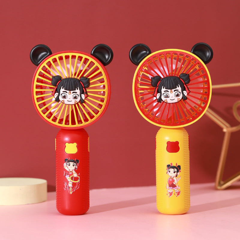 Women's portable handheld fan with creative animal ears Bowlift