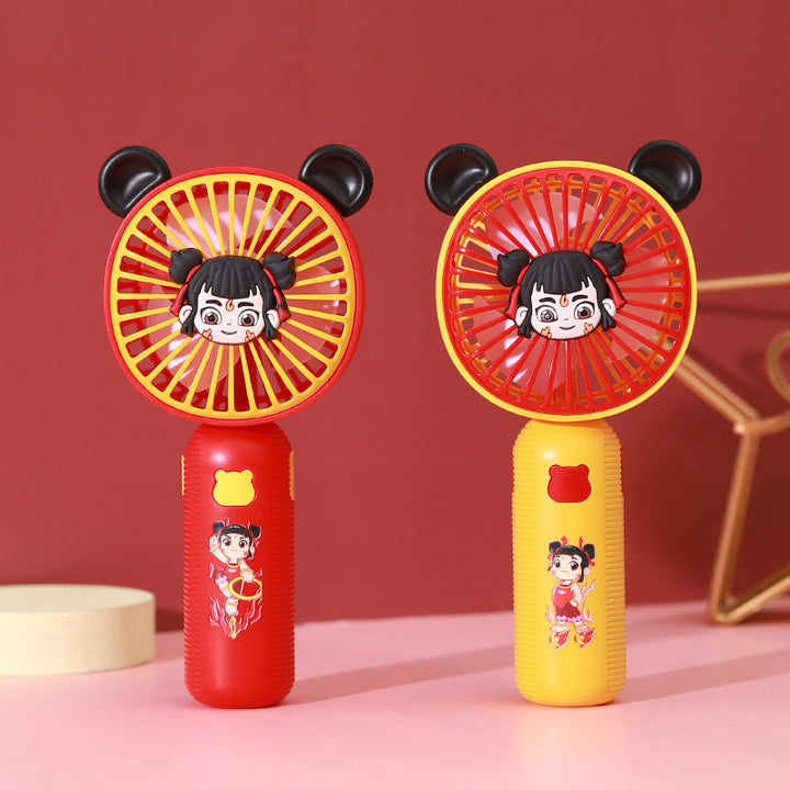 Women's portable handheld fan with creative animal ears Bowlift