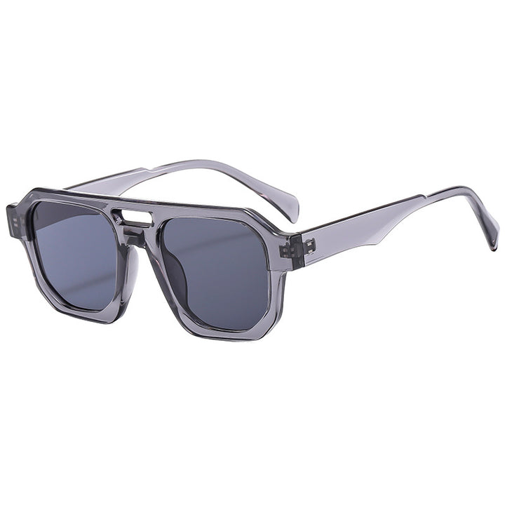 Women’s exclusive polygonal sunglasses with luxurious tortoiseshell pattern Bowlift