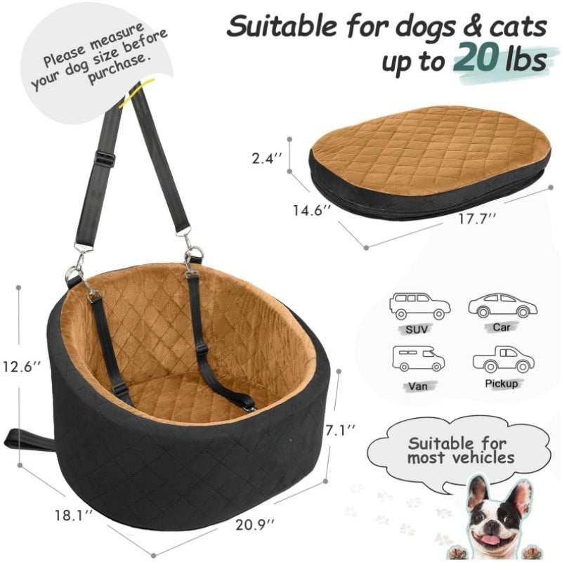 Comfortable Car Seat For Pets Bowlift
