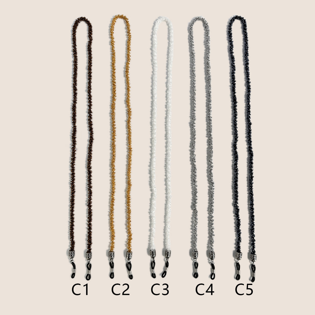 Beaded Eyewear Chain Bowlift