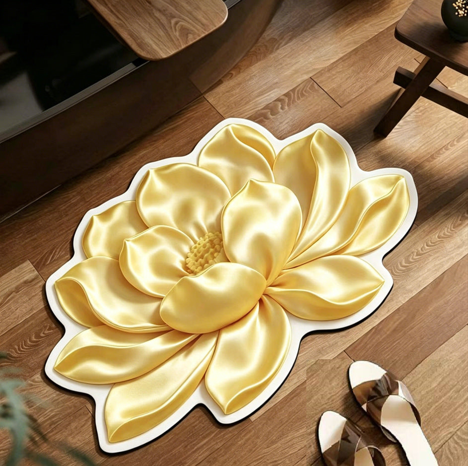 Floral Embellished Area Rug