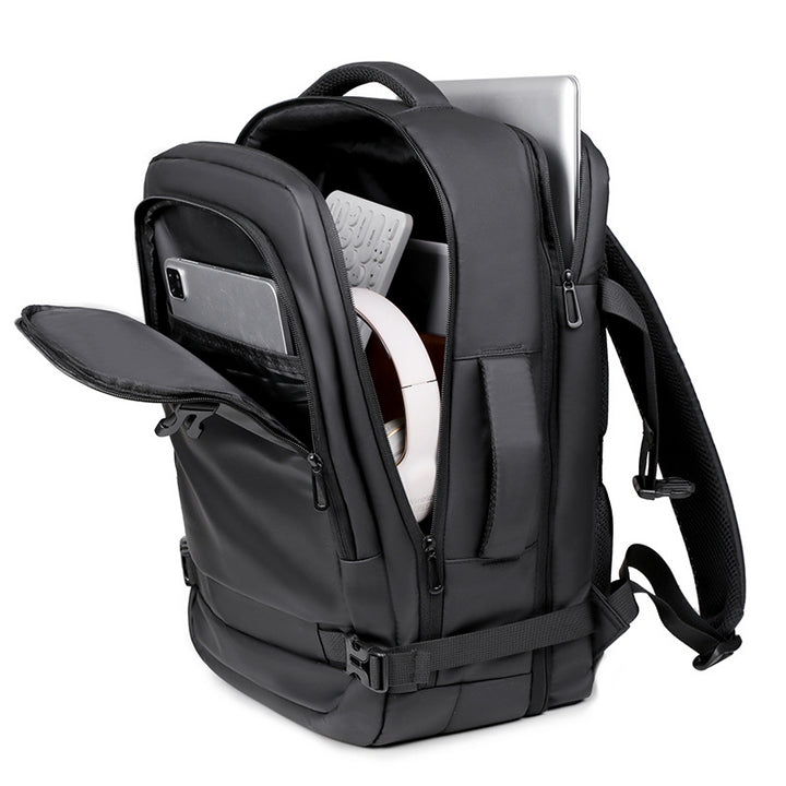 Multifunctional backpack with expandable storage and ergonomic shoulder straps Bowlift