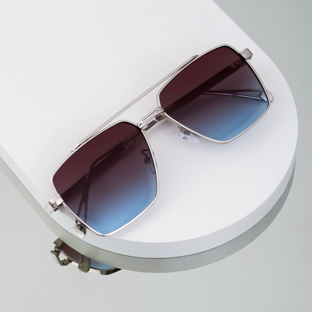 Women's oversized sunglasses with elegant metal frame Bowlift