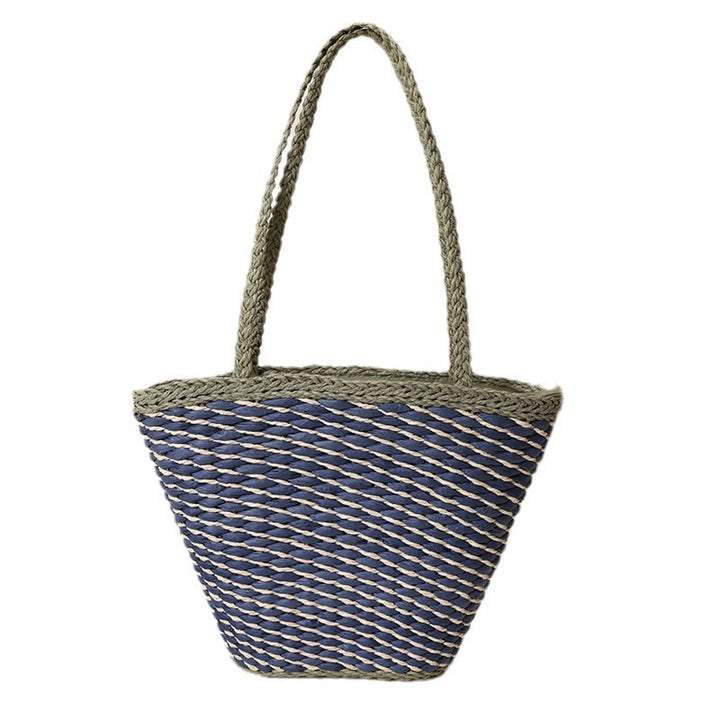 Braided Beach Bag with Wide, Sturdy Handles Bowlift