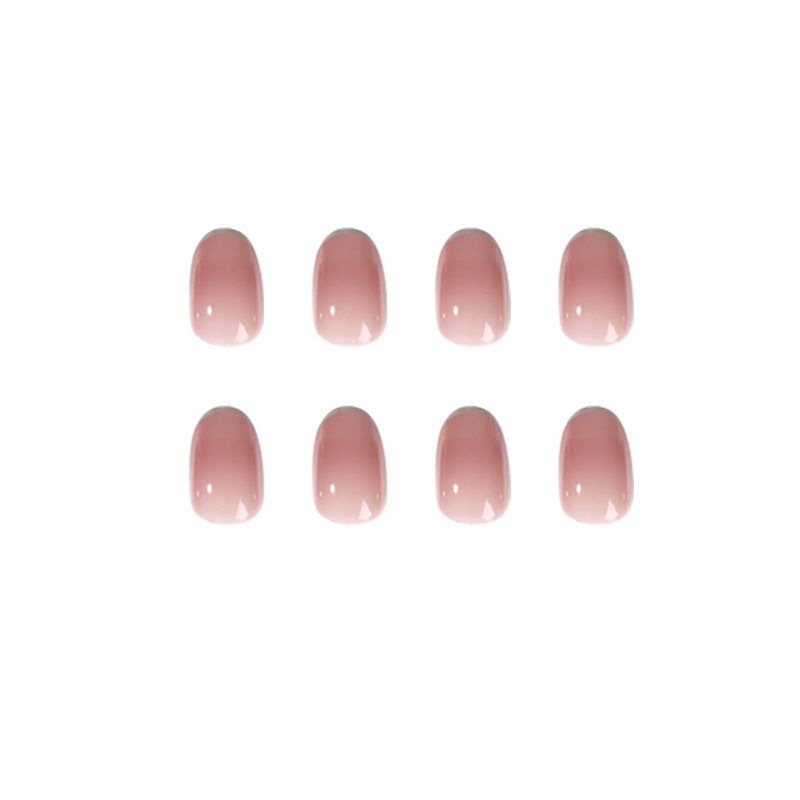 Elegant Gel Nail Extensions with Transparent Tips Bowlift
