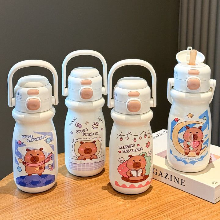 Women's insulated drinking bottle in playful animal design Bowlift