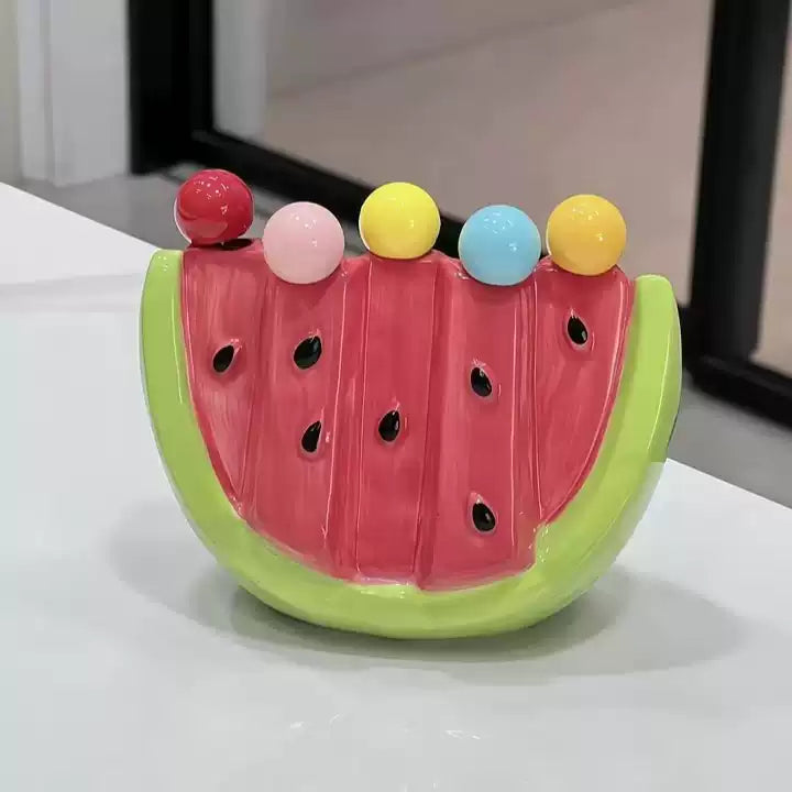 BowLift | Watermelon Fruit Bite Sticks Fork Set