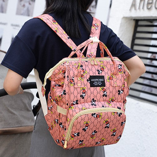 Cute Character Design Diaper Backpack Bowlift