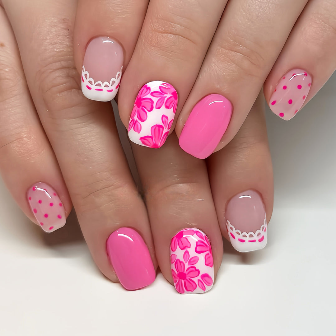 Seasonal Themed Press-On Nail Art Set Bowlift