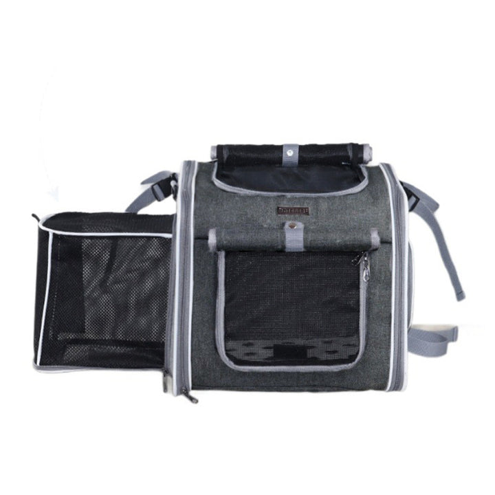 ventilated bike front pet carrier backpack with reinforced frame Bowlift
