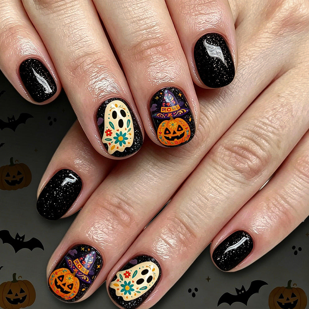 Halloween-Themed Press-On Nail Art Bowlift 1787542717
