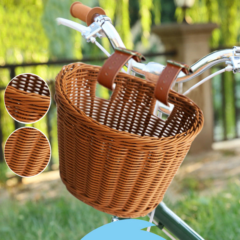 Bicycle basket made of high-quality woven material Bowlift