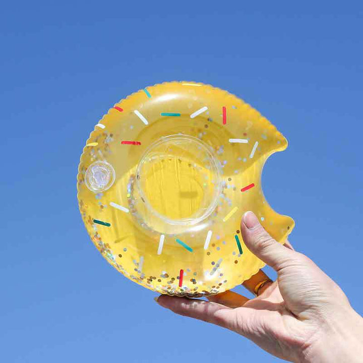 Ladies Inflatable Swimming Ring with Floral Design Bowlift