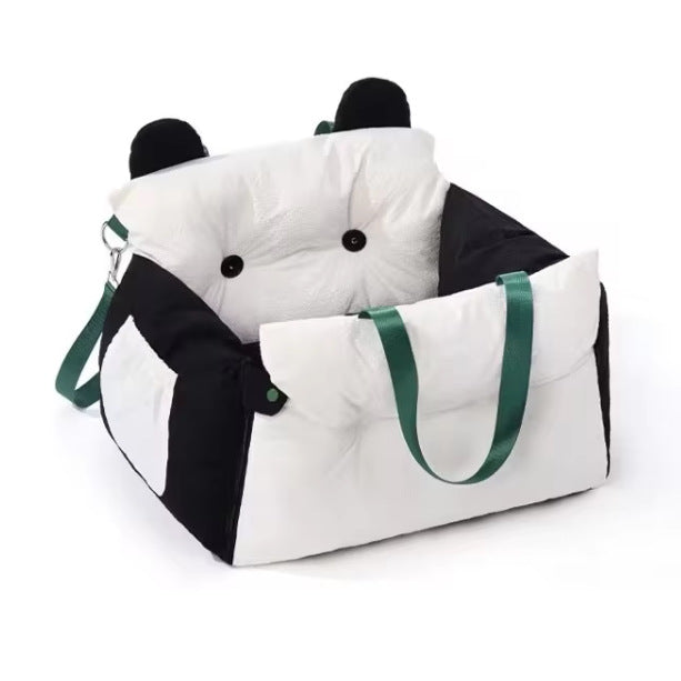 Playful Panda-Shaped Dog Bed