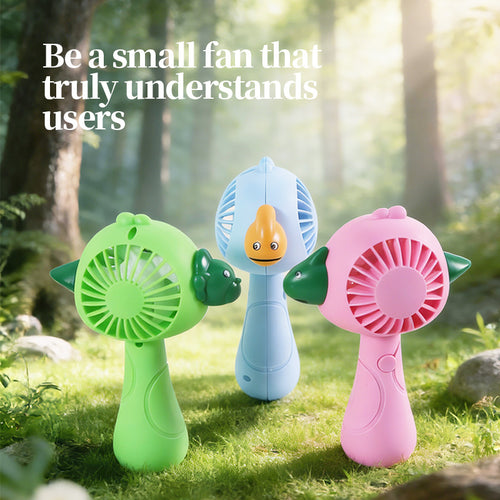 Unisex Portable Handheld Fan with Animal Design Bowlift