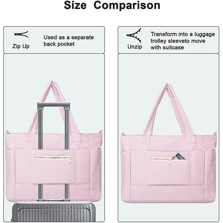 Tote bag with versatile compartments Bowlift