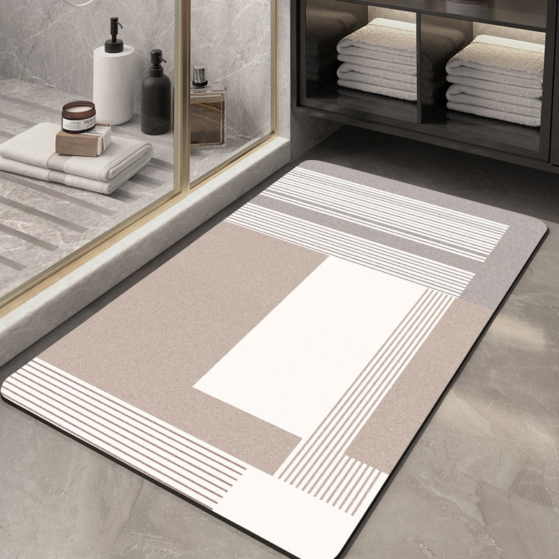 Decorative Luxe Bath Mat Bowlift