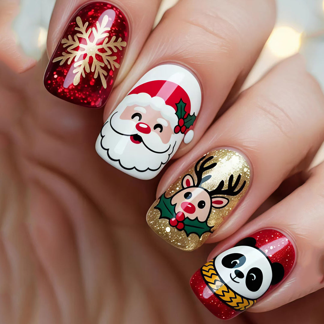 Creative Holiday-Themed Nail Art Bowlift