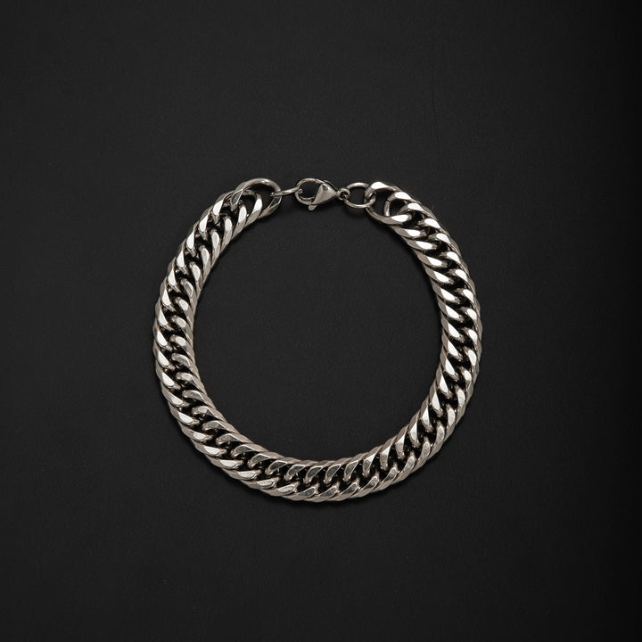 Chunky Metallic Curb Chain Necklace Bowlift