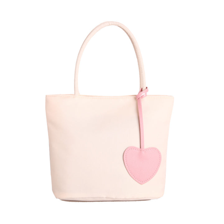WoStylish Heart-Embellished Everyday Tote Bag Bowlift