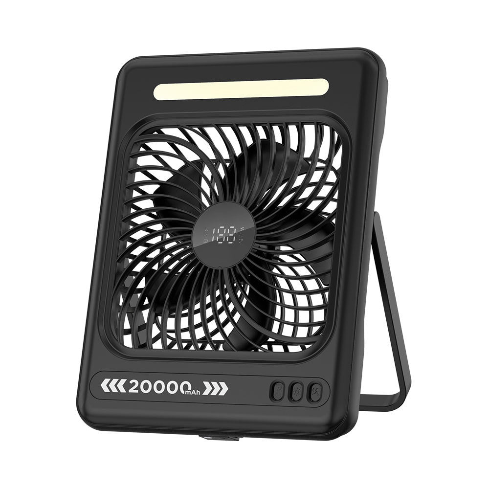 Unisex Digital Display Rechargeable Table Fan Bowlift