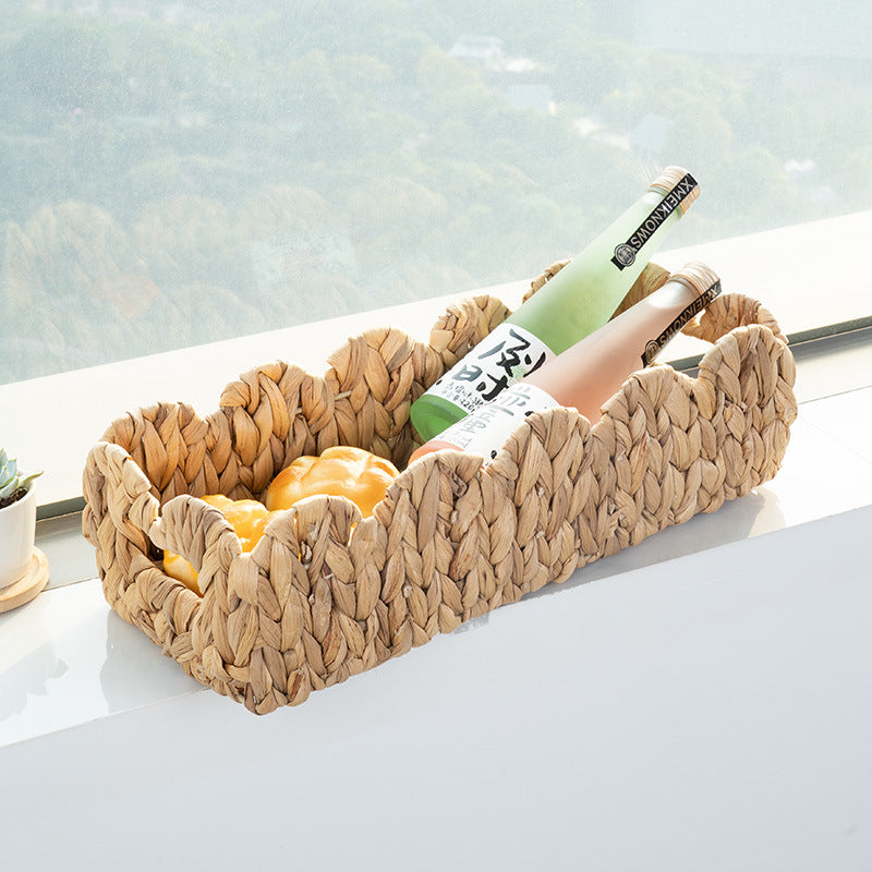 Artisan Woven Decorative Basket Bowlift