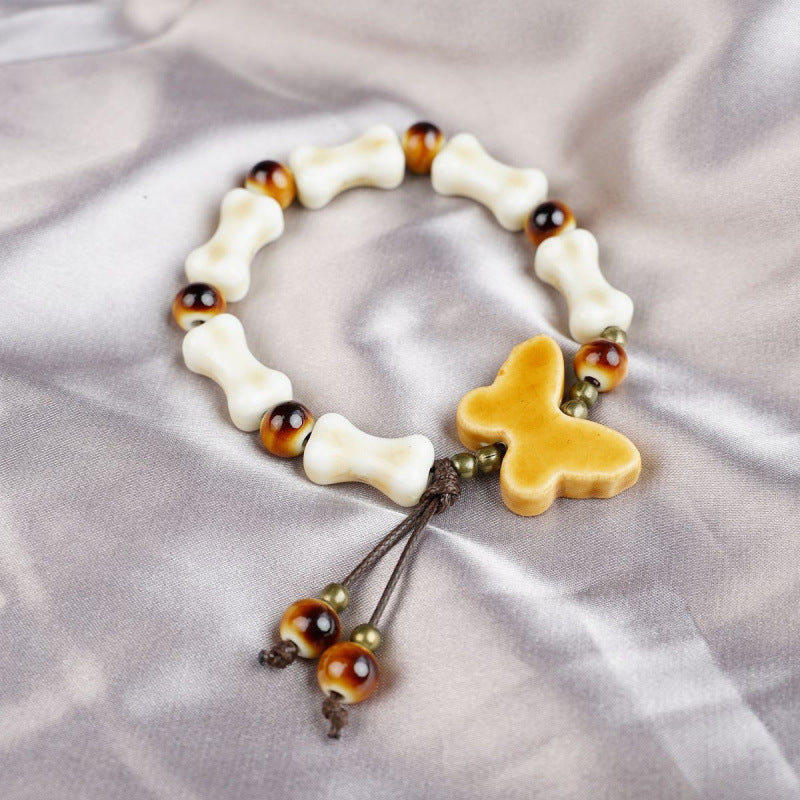 Heart-Shaped Beaded Bracelet Bowlift