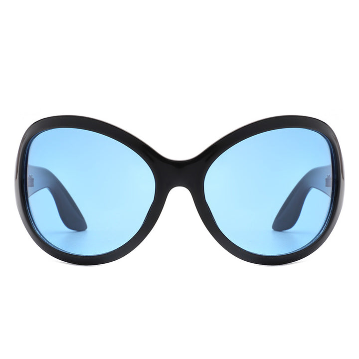 Ladies sunglasses in a stylish butterfly design with UV protection and wide frame Bowlift