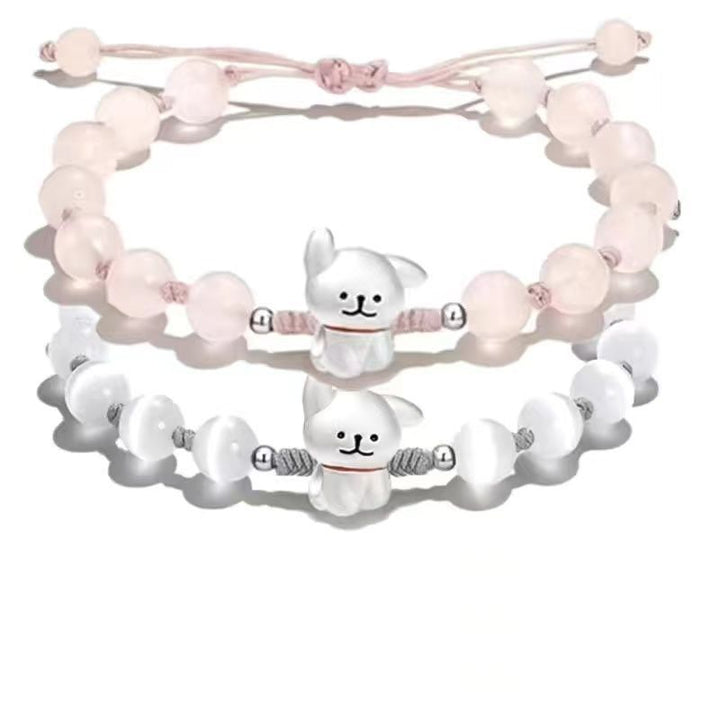 Adjustable Cute Dog Charm Bracelet Bowlift