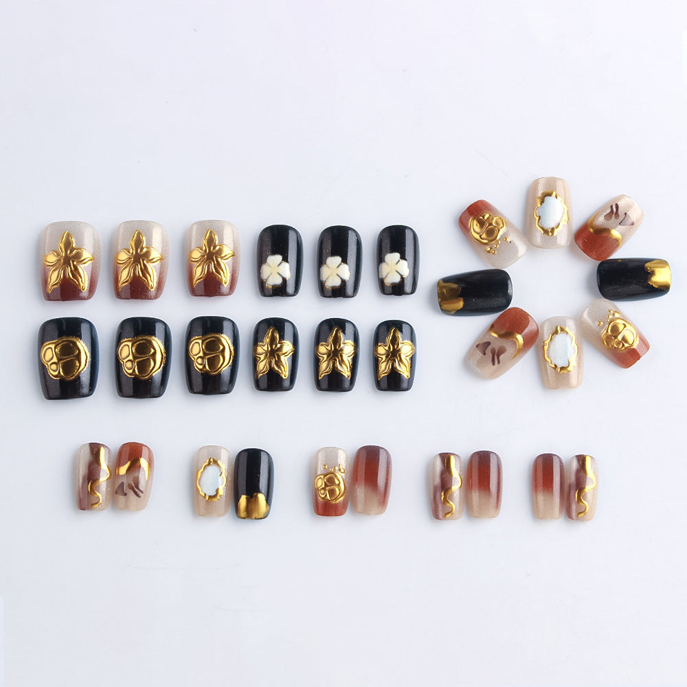 Gothic Themed Nail Art Set Bowlift